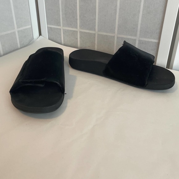 Vionic Shoes - Vionic Women Sz 9 Keira Orthotic Slide Arch Support Sandal Black Casual Vacation